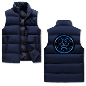 IAtomic Apparels Black Infamous Blue Warm Currents Bubble Vest