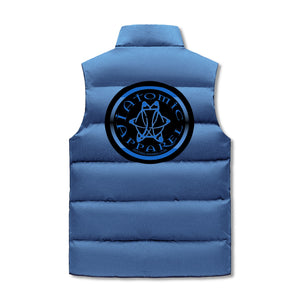 IAtomic Apparels Black Infamous Blue Warm Currents Bubble Vest