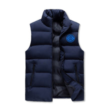 Load image into Gallery viewer, IAtomic Apparels Infamous Blue Warm Currents Bubble Vest