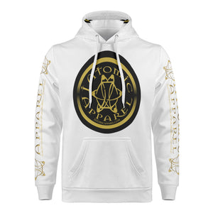 IAtomic Apparels White Gold Standard Warm Currents Unisex Hoodie