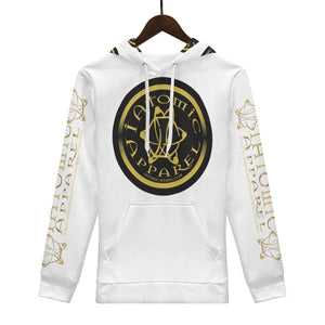 IAtomic Apparels White Gold Standard Warm Currents Unisex Hoodie