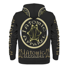 Load image into Gallery viewer, IAtomic Apparels Black Gold Standard Warm Currents Unisex Hoodie