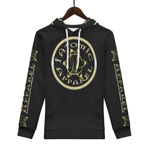 IAtomic Apparels Black Gold Standard Warm Currents Unisex Hoodie