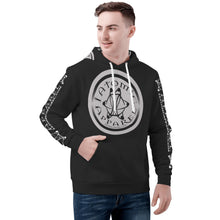 Load image into Gallery viewer, IAtomic Apparels Black Platinum Status Warm Currents Unisex Hoodie