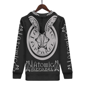 IAtomic Apparels Black Platinum Status Warm Currents Unisex Hoodie