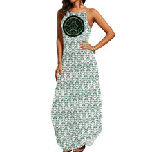 Load image into Gallery viewer, IAtomic Apparels Mean Green 3/4ths Sleeveless Summer Dress