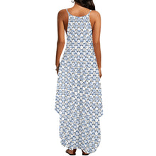 Load image into Gallery viewer, IAtomic Apparels Infamous Blue 3/4ths Sleeveless Summer Dress