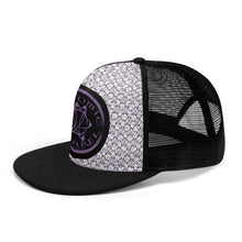 Load image into Gallery viewer, IAtomic Apparels Black Purp Summer Snapback