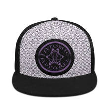 Load image into Gallery viewer, IAtomic Apparels Black Purp Summer Snapback