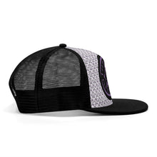 Load image into Gallery viewer, IAtomic Apparels Black Purp Summer Snapback