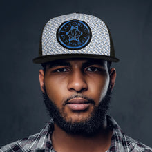 Load image into Gallery viewer, IAtomic Apparels Infamous Blue Summer Snapback