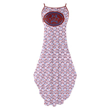 Load image into Gallery viewer, IAtomic Apparels Pink Blue Cherry 3/4ths Sleeveless Summer Dress