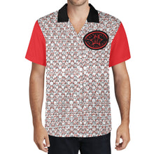 Load image into Gallery viewer, IAtomic Apparels White Dirty Red All Occasions Short Sleeved Shirt