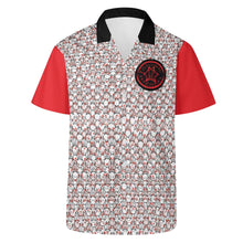 Load image into Gallery viewer, IAtomic Apparels White Dirty Red All Occasions Short Sleeved Shirt