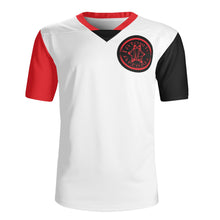 Load image into Gallery viewer, IAtomic Apparels White Dirty Red Mens All Occasion Athletic Jersey