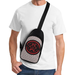 IAtomic Apparels White Dirty Red Trap Bag