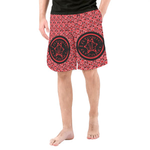 IAtomic Apparels Dirty Red All Occasions Mens Shorts