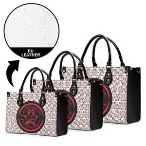 IAtomic Apparels White Dirty Red Vegan Freindly Tote Bags