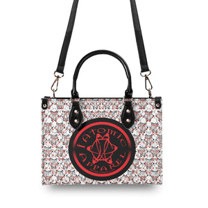 IAtomic Apparels White Dirty Red Vegan Freindly Tote Bags