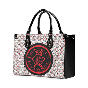 IAtomic Apparels White Dirty Red Vegan Freindly Tote Bags