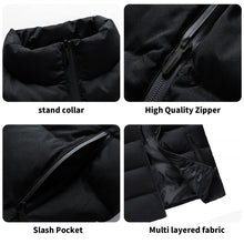 Load image into Gallery viewer, IAtomic Apparels Black Platinum Status Warm Currents Bubble Vest