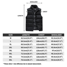 Load image into Gallery viewer, IAtomic Apparels Black Infamous Blue Warm Currents Bubble Vest