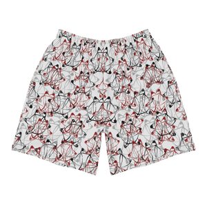 IAtomic Apparel's Whisper Gray Men's Recycled Athletic Shorts