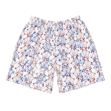 Load image into Gallery viewer, IAtomic Apparel&#39;s Blue Cherry Men&#39;s Recycled Athletic Shorts