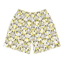 Load image into Gallery viewer, IAtomic Apparel&#39;s White Gold Standard Men&#39;s Recycled Athletic Shorts