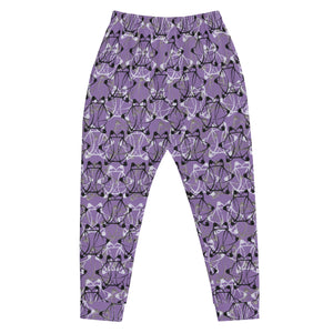 IAtomic Apparel's Purp Black Unisex Luxury Joggers