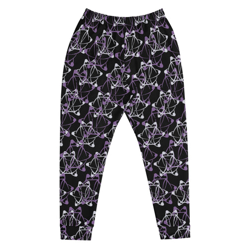 IAtomic Apparel's Black Purp Unisex Luxury Joggers