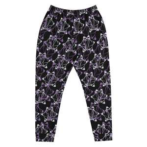 IAtomic Apparel's Black Purp Unisex Luxury Joggers