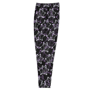 IAtomic Apparel's Black Purp Unisex Luxury Joggers