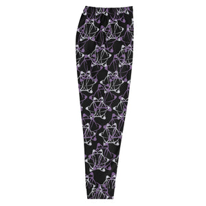 IAtomic Apparel's Black Purp Unisex Luxury Joggers