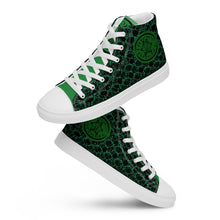 Load image into Gallery viewer, IAtomic Apparel&#39;s  Mean Green Men’s high top NotChux