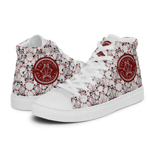 Load image into Gallery viewer, IAtomic Apparel&#39;s Whisper Gray Men’s NotChux high top canvas kicks