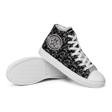 Load image into Gallery viewer, IAtomic Apparel&#39;s Platinum Status Men’s NotChux high top canvas shoes