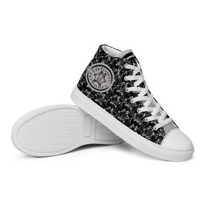 IAtomic Apparel's Platinum Status Men’s NotChux high top canvas shoes