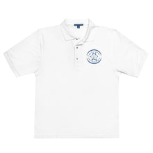 Load image into Gallery viewer, IAtomic Apparel&#39;s Infamous Blue Men&#39;s Premium Polo