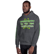 Load image into Gallery viewer, IAtomic Apparel&#39;s Mean Green Righteous Is T he New Gangster Unisex Hoodie