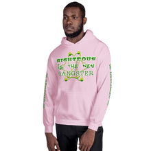 Load image into Gallery viewer, IAtomic Apparel&#39;s Mean Green Righteous Is T he New Gangster Unisex Hoodie