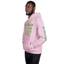 Load image into Gallery viewer, IAtomic Apparel&#39;s Mean Green Righteous Is T he New Gangster Unisex Hoodie