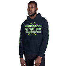 Load image into Gallery viewer, IAtomic Apparel&#39;s Mean Green Righteous Is T he New Gangster Unisex Hoodie