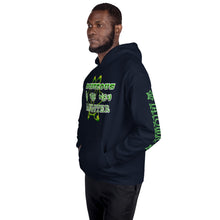 Load image into Gallery viewer, IAtomic Apparel&#39;s Mean Green Righteous Is T he New Gangster Unisex Hoodie