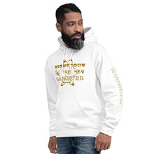 Load image into Gallery viewer, IAtomic Apparel&#39;s Gold Standard Righteous Is The New Gangster Unisex Hoodie