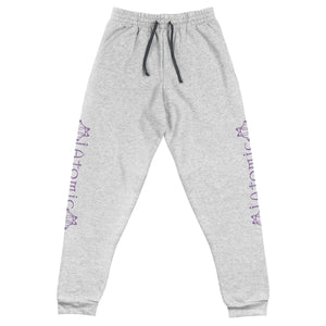 IAtomic Apparel's Purp Black Athletic Unisex Joggers