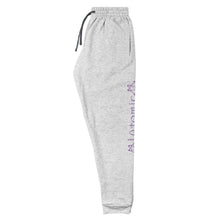 Load image into Gallery viewer, IAtomic Apparel&#39;s Purp Black Athletic Unisex Joggers