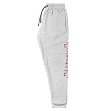 Load image into Gallery viewer, IAtomic Apparel&#39;s Whisper Gray/MaroonGo Particle Unisex Athletic  Joggers