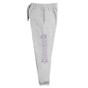 IAtomic Apparel's Purp Black Athletic Unisex Joggers