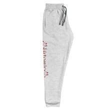 Load image into Gallery viewer, IAtomic Apparel&#39;s Whisper Gray/MaroonGo Particle Unisex Athletic  Joggers